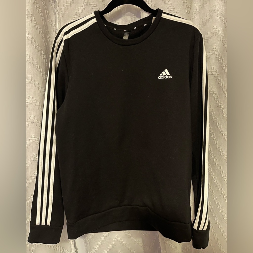 ADIDAS Black Pull Over Sweater